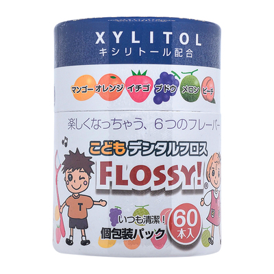 日本进口flossy超细牙线棒家庭装