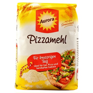 德国进口Aurora Pizza Gluten Flour奥罗拉中筋高筋小麦披萨面粉