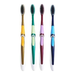 牙刷软毛成人家用高档中硬毛深层清洁细丝大人中老年口腔护理套装