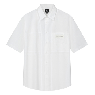 Armani/阿玛尼AX 男士潮牌时尚休闲短袖衬衫 XM002317 AF24533