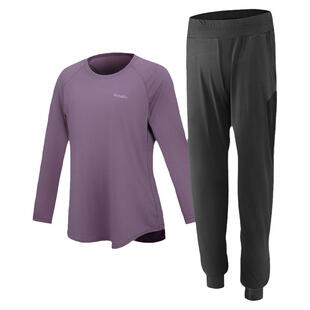 透气瑜伽上衣女大码跑步运动健身服套装宽松胖mm普拉提训练200斤