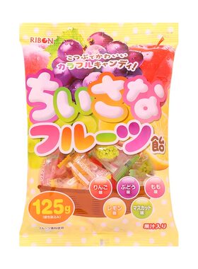日本进口零食小吃理本什锦水果味糖果混合硬糖结婚喜糖幼儿园礼物