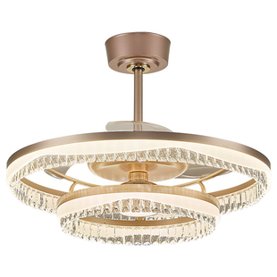 客厅吊灯风扇灯水晶轻奢高级感大厅主灯2025新款灯具全屋套餐组合