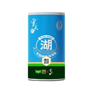 臻选 雪天盐未加碘青海湖盐食用盐调料家用炒菜细盐罐装盐300g
