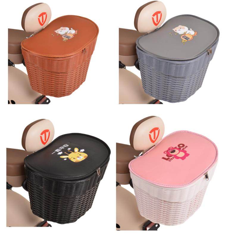 新疆包邮电动车后置车筐电动摩托车后尾挂篮置物神器车篓后用靠背