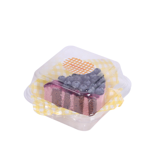 网红便当蛋糕盒子切块提拉米苏千层慕斯甜品包装盒烘焙透明打包盒