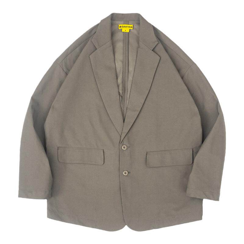 DAKYAM(达人)Twill Lounge Blazer 休闲高级感落肩斜纹仿西服外套