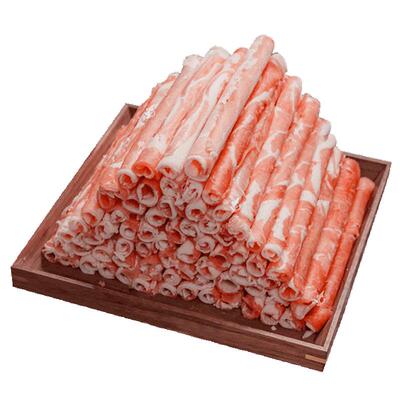 盐池滩羊涮火锅羊肉卷不膻不腥