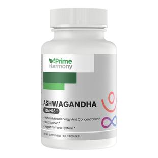 PrimeHarmony奥睿康KSM-66南非醉茄胶囊降皮质醇缓解焦虑失眠压力