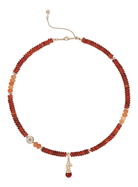 shes茜子意境东方万物有灵金马浮雕吊坠项链小众设计感锁骨链颈链