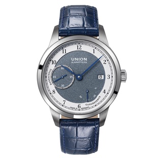 Union格拉苏蒂宇联手表1893动力储存小秒针机械男士腕表