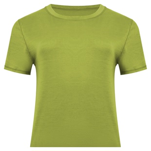 NULLFIT15.5微米美利奴羊毛速干衣训练户外女短袖修身跑步运动T恤