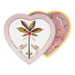 【荷兰进口】Pip Studio马洛雷勒花园心形餐盘礼盒甜品盘闺蜜礼物