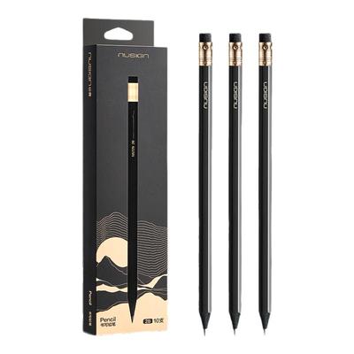 得力纽赛黑金铅笔无毒