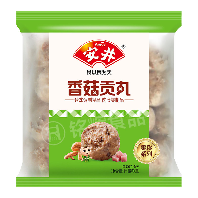 安井香菇贡丸零称小包装火锅丸子