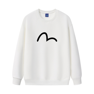 陈冠希同款潮牌卫衣圆领重磅卫衣男休闲宽松情侣长袖外套大码卫衣