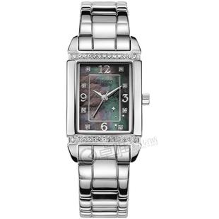 卡西欧(CASIO)女士手表小众女表夏季女款时尚钢带石英表SHN-4016D