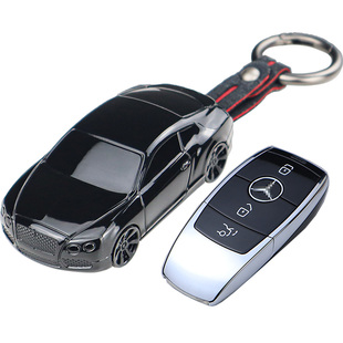 适用奔驰e300l车模型钥匙套E级C级c260l/c200l/a200l扣壳包(吉利)