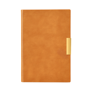 笔记本本子加厚商务办公会议记录本B5时尚软皮面工作记事本简约大学生学习日记本高档礼盒装企业定制可印logo