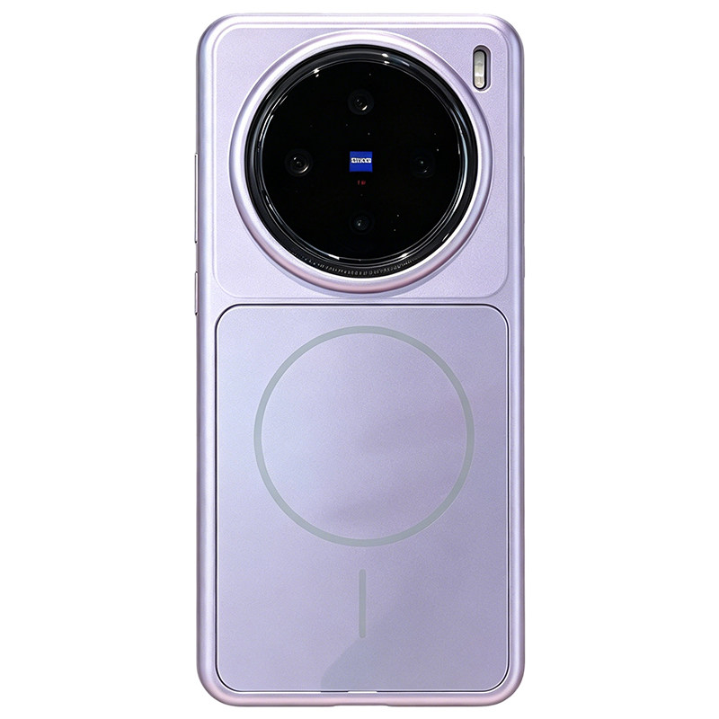 超火不会撞壳适用vivox300手机壳高颜值冷烟紫新款x300s磨砂磁吸大孔ultra超薄防摔200pro夏天mini女