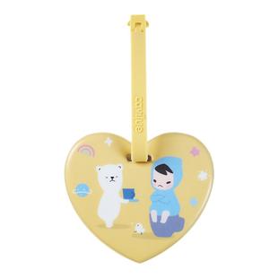 CAVILUE韩国可爱软萌行李箱托运行李牌吊牌拉杆箱防丢包挂件定制