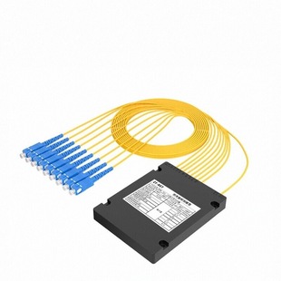 电信级1分2光纤分光器尾纤式1分8光纤分路器SC方头FC圆头一分八盒式分光器