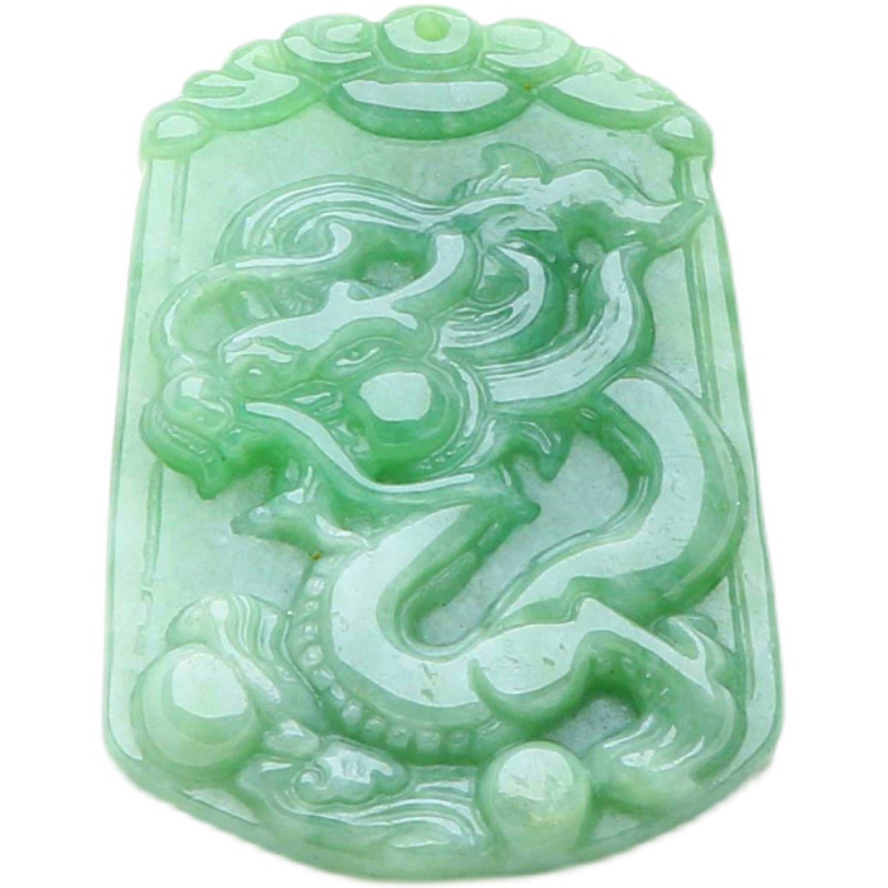 缅甸天然a货男女款生肖挂件玉佩