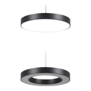 环形健身房造型灯工业风灯具圆形圆环吊灯办公灯圆圈超市工程吊灯