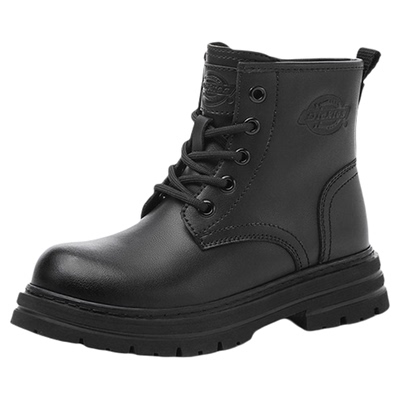 dickies童鞋2026新款春秋季女孩儿童马丁靴女童黑色短靴男童靴子