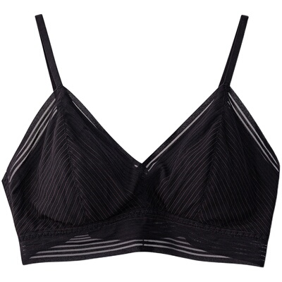 有致真丝大胸显小夏季三角