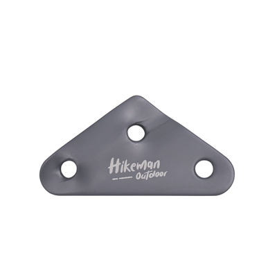 hikeman户外铝合金三角风绳扣