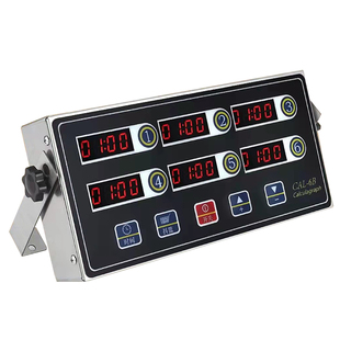 计时器商用厨房提醒器八六8通道多6段定时器蒸包子倒记时间炸鸡店