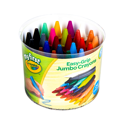 绘儿乐幼儿特大蜡笔24色装