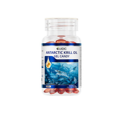 EUIDIC南极磷虾油omega3软胶囊虾青素南极磷脂成人中老年60粒/盒