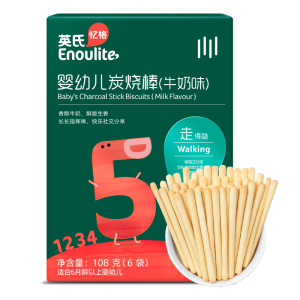 英氏炭烧棒婴幼儿磨牙手指饼干儿童零食宝宝磨牙棒英式官方旗舰店