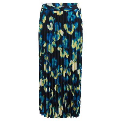 Jasonwu中长百褶裙印花