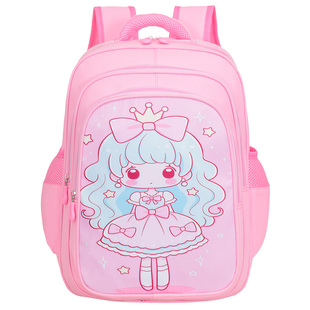 小学生书包女一二三到六年级女孩女童女生儿童幼儿园大容量双肩包