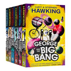 乔治的宇宙秘密钥匙6册 George's Secret Key to the Universe 英文原版小说大爆炸时代之舟蓝月亮霍金与女儿Stephen Hawking