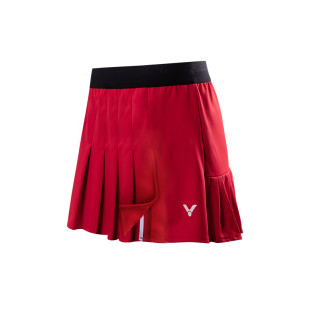 断码处理威克多VICTOR胜利羽毛球服球星大赛服运动短裤短裙R40200