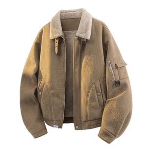 it FIVE CM冬季加绒加厚男款外套2025新款休闲冬装男士厚夹克保暖