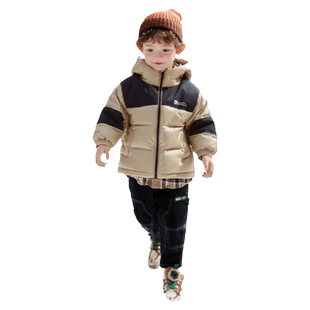 巴拉巴拉男童羽绒服儿童短款外套小童宝宝轻薄上衣冬装新款童装潮