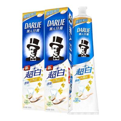 黑人190g含天然洁白小苏打牙膏