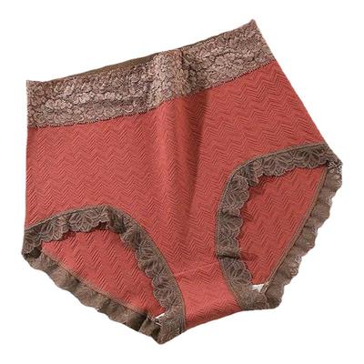 爆款内裤女高腰纯棉抗菌档蕾丝无痕收腹提臀高档全棉大码三角裤头