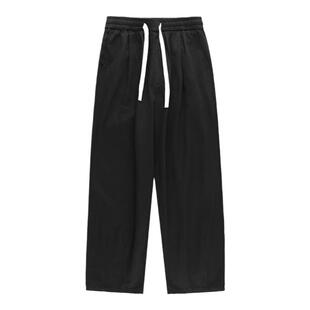 GOOZI MADE 咖色工装裤男春秋2026新款日系男生阔腿直筒休闲裤子