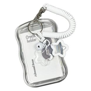 公交透明卡套高颜值卡地铁校园工作证ins饭卡身份证保护套