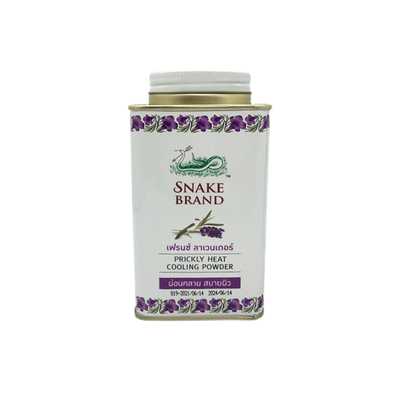 泰国圣乐SNAKE BRAND蛇牌爽身粉薰衣草清凉爽香消子痱消热痒止汗