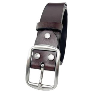 皮带男款真皮针扣牛皮真牛皮带年轻人打孔头层休闲裤款牛仔裤休闲