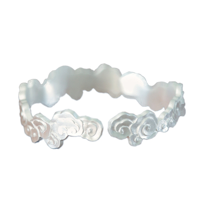 惜物非遗古法定制999纯银手镯