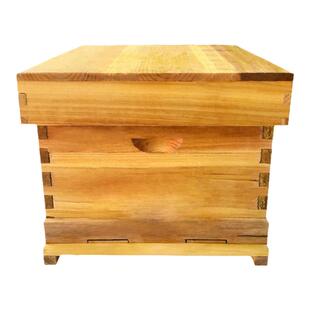 蜂箱中蜂标准十框土养蜜蜂箱七框活底蜂箱全套诱蜂箱杉木意蜂蜂箱