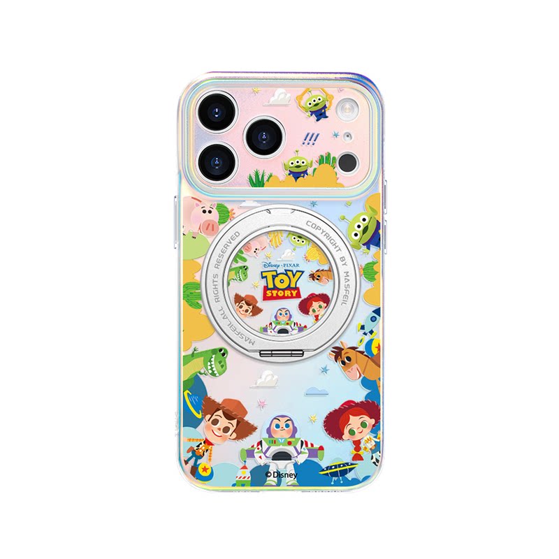 ANGYING × 萌玩光年适用苹果18promax手机壳新款iphone17pro磁吸带支架ip16支点Lo5套全包高级感好看女15/13